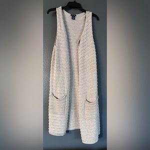 US POLO ASSN.: Women, Grey ,Cardigan Sleeveless sweater, Size: M